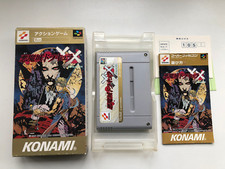AKUMAJO DRACULA XX Castlevania..Super Famicom Snes Inc Booklet.VGC.