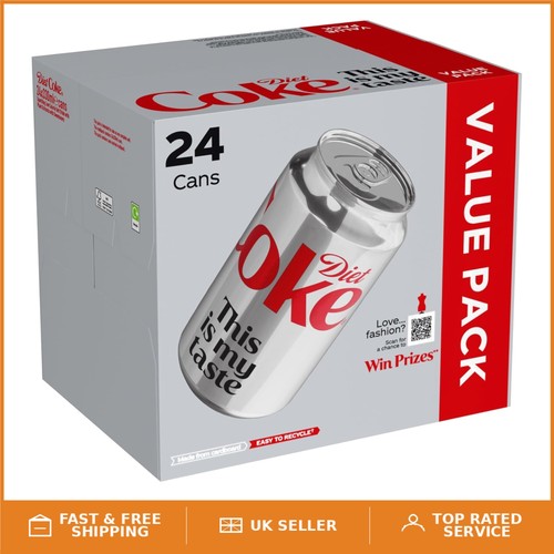 Diet coke cans - coke, 24