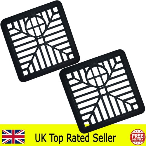 Black plastic square drain - 2, x