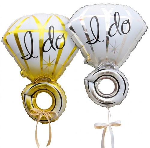 Diamond ring balloon - diamond,