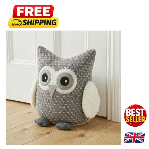 Cute knitted owl - cute, door