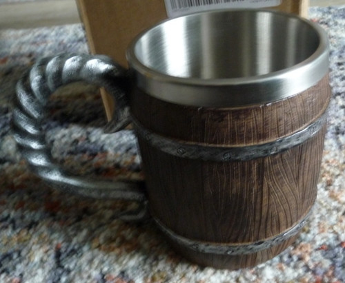 Viking wood style beer - style, mug