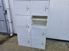 Used Locker Cabinet – Wood Lockable Staff/Gym Office Storage Compartment Locker