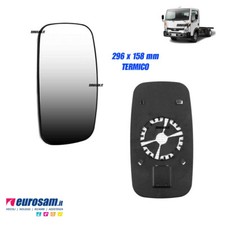 VETRO PIASTRA SPECCHIO DX SX PER NISSAN CABSTAR NT400 DAL 2013 IN POI TERMICO
