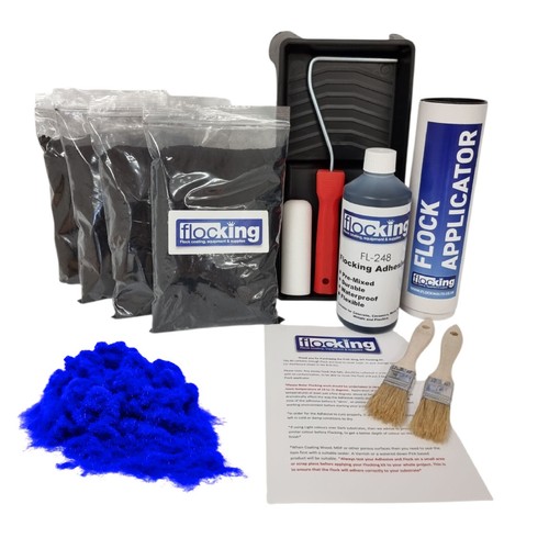 Flocking kit electric blue - kit,