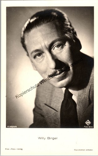 Postcard willy birgel - willy,