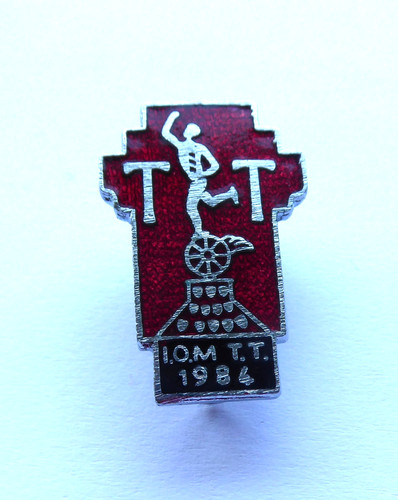 1984 isle man badge - 1984,