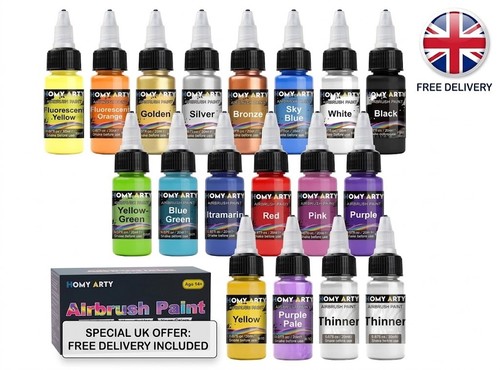 Airbrush paint set - paint,