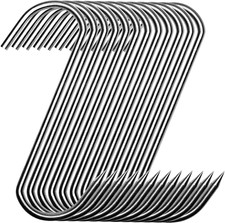 Meat Hooks 20Pcs,Premium Butcher'S Hook,Stainless Steel Wall S-Shaped Hooks