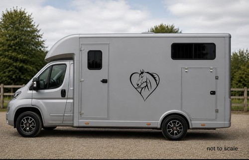Horse box vinyl decal - decal, –