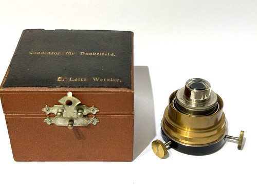Rare boxed antique brass leitz - antique,