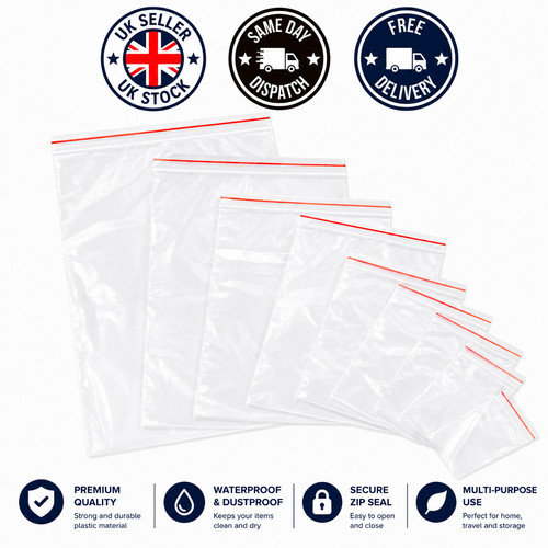 10x15cm grip seal bags 500 - 10x15cm,