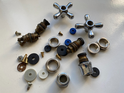 Cross head tap handles - tap, and