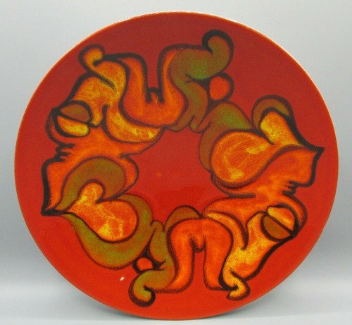 Poole pottery delphis charger - poole,
