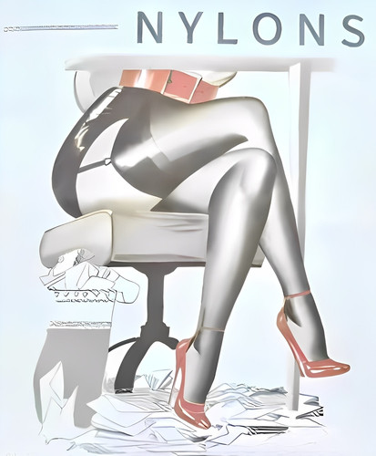 Vintage 100 nylon stockings - nylon,
