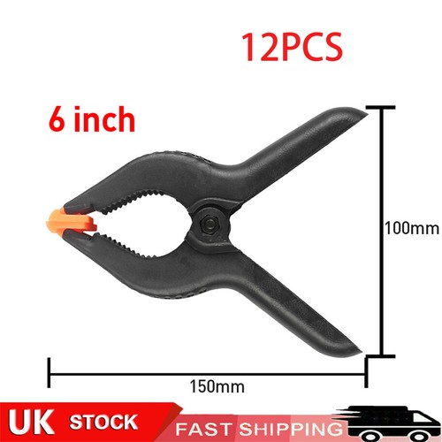 12x large spring clamps - uk, 6