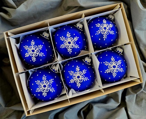 Hand painted glass - glass, baubles