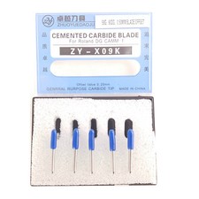 60° (BLUE CAP) Degree Roland Blade x 5 For LIYU, REFINE, other cutter plotter