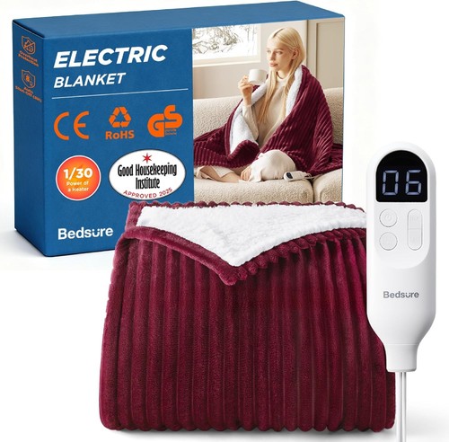 Bedsure heated blanket - bedsure,