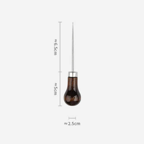 Wooden handle leather sewing - wooden,
