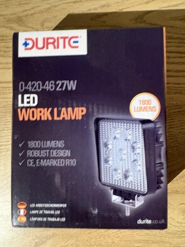 24volt durite led work lamp - led,