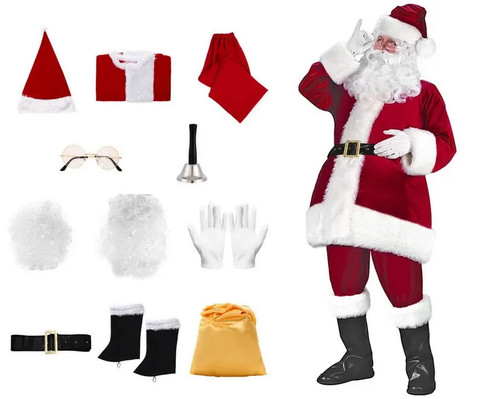 Men santa costume 2xl - men’s,