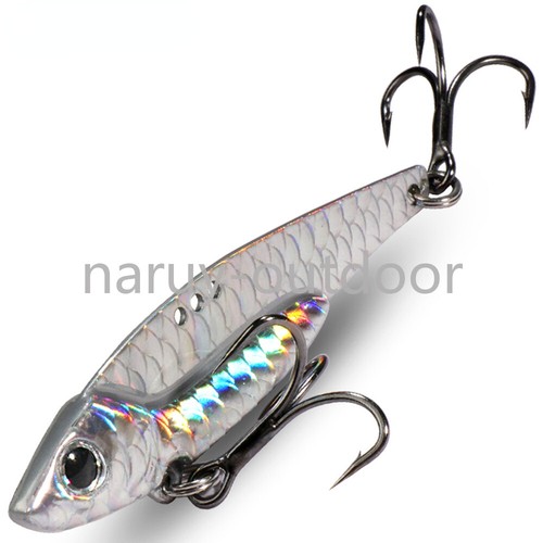 6pcs metal vib spinner - metal,