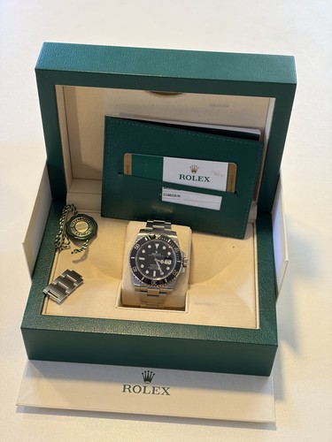 Rolex submariner men black - rolex,