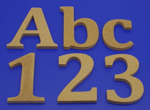 Personalised wooden letters - wooden,