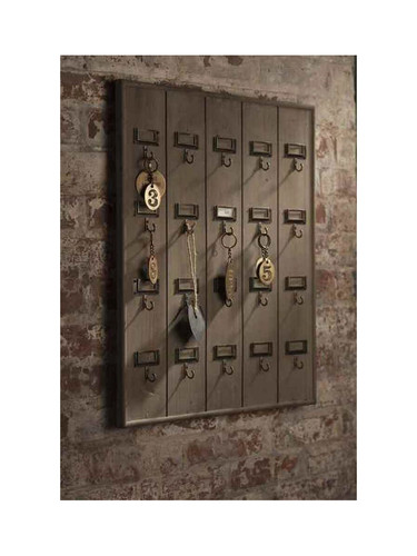 Multi key holder wood - key,