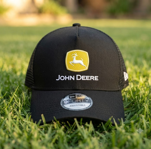 John deere embroidered logo - john,