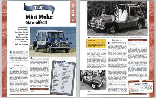 Mini moke 1980 1990 a - moke, 1980/1990
