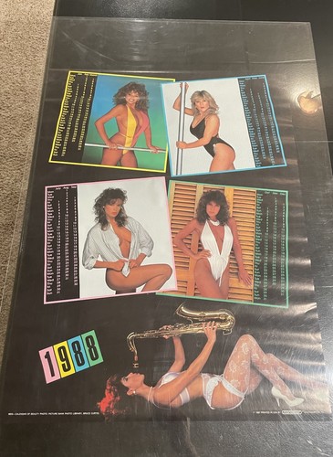 Vintage 1988 calendar college - 1988,
