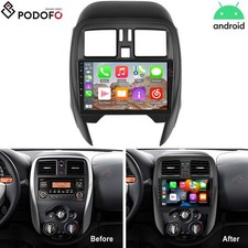 For Nissan Micra K13 2010-2017 Carplay Car Stereo Radio Android 15 GPS Sat Nav