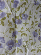 Laura Ashley Henrietta Lined Cotton curtains  |   Floral (Sweet Pea?)  | Purple