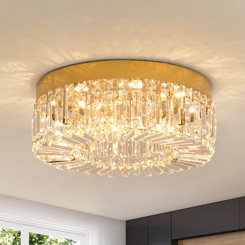 Led ceiling light - led, gold