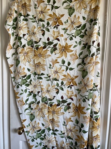 Vintage floral retro fabric