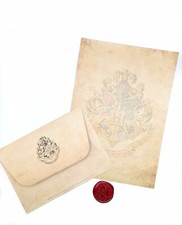 Harry Potter letter writing set Envelope Hogwarts WAX SEAL. Christmas stocking