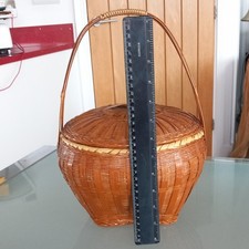 Vintage CHINESE BAMBOO & WOVEN