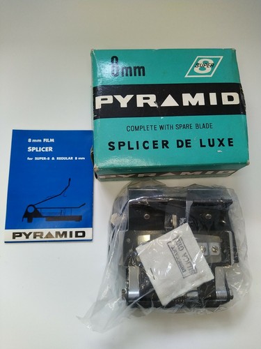 Pyramid 8mm film - slide, splicer