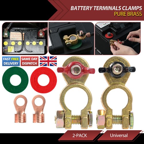 Brass clamps heavy duty car - 2x,