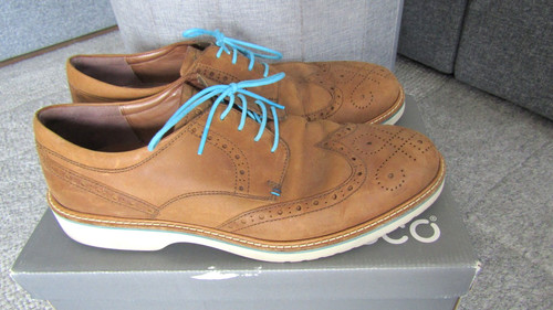 Ecco wingtip brown - wingtip, leather