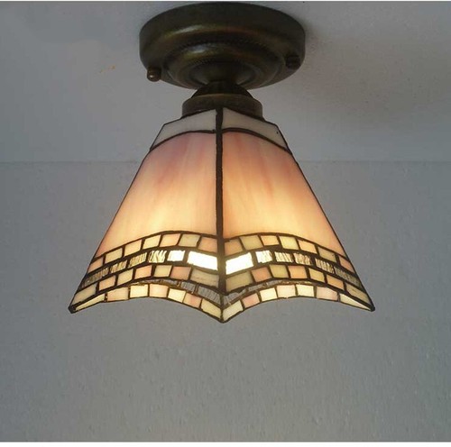 Tiffany style flush - style, mount