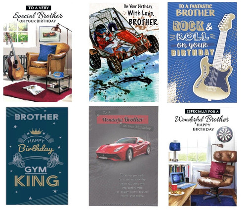 Brother quality birthday card - birthday,