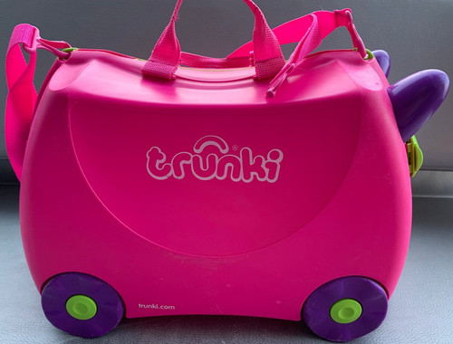 Trunki pink ride suitcase - pink,