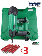 Hikoki Cordless Concrete Nailer NC1840DAW3Z Basic 15-40mm for Concrete Nails C3 Spit Pulsa T