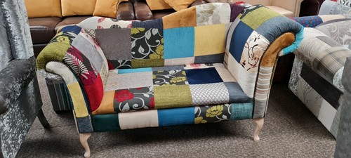 Patchwork two seater sofa - sofa, love
