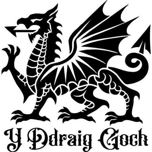 Welsh dragon unmounted - dragon',