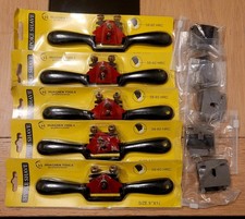 5 X Spoke Shave Plane. 9 Inch Woodworking Plane With Extra Blades. Brand New.