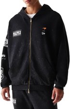 McLaren F1 2025 Official Washed Racing Car Graphic Full Zip Sweatshirt Hoody
